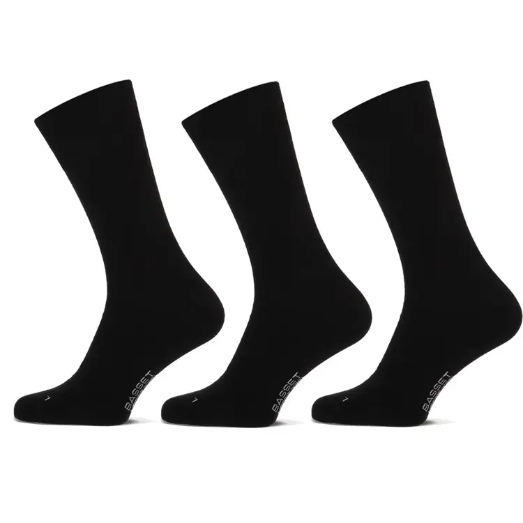 Basset - Casual 3 paar - Merinowollen sokken