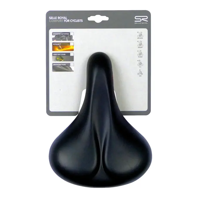 Selle Royal Fietszadel Freedom Men - Zwart