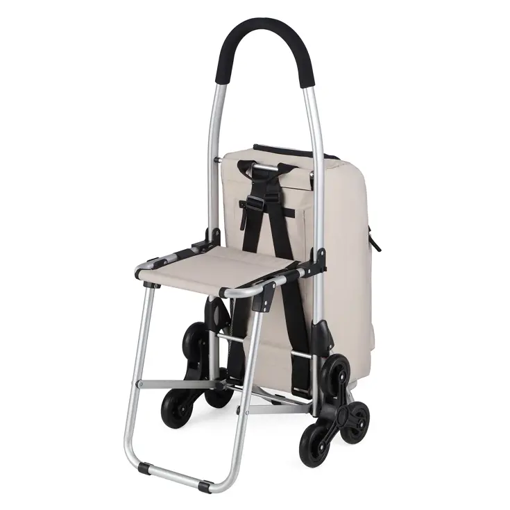 Boodschappentrolley 35L - Trapwielen