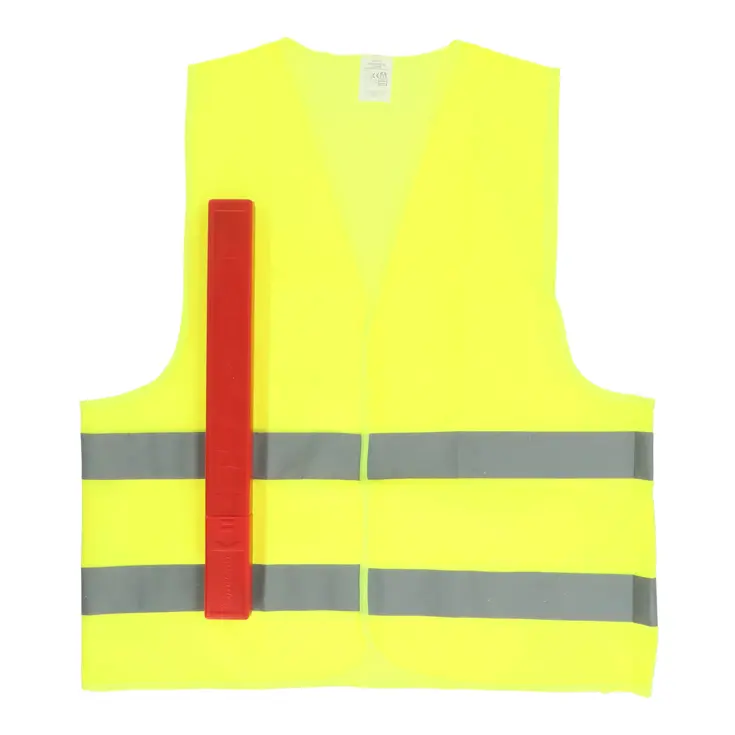 Veiligheidsset met gevarendriehoek en vest