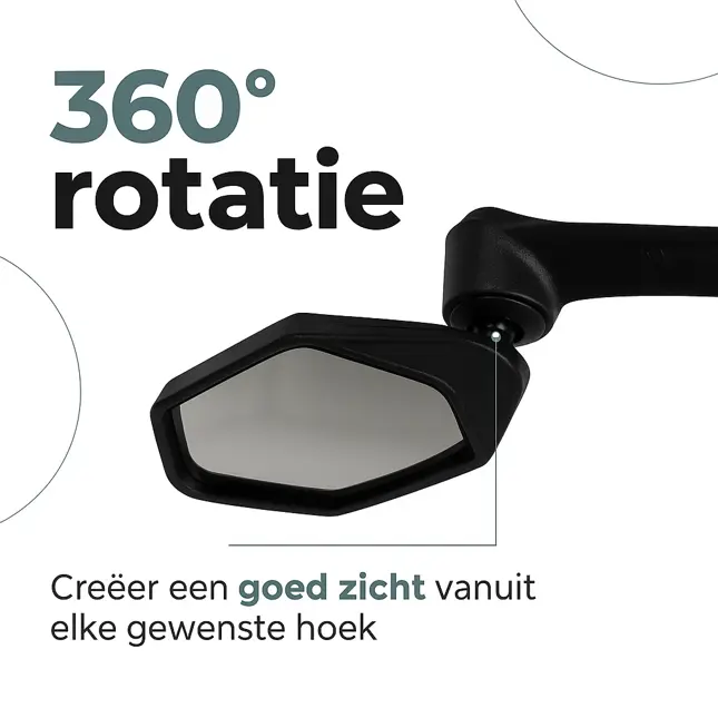 Craved Fietsspiegel Deluxe Verstelbaar