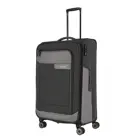 Travelite 4 wheel trolley l expandable Grijs