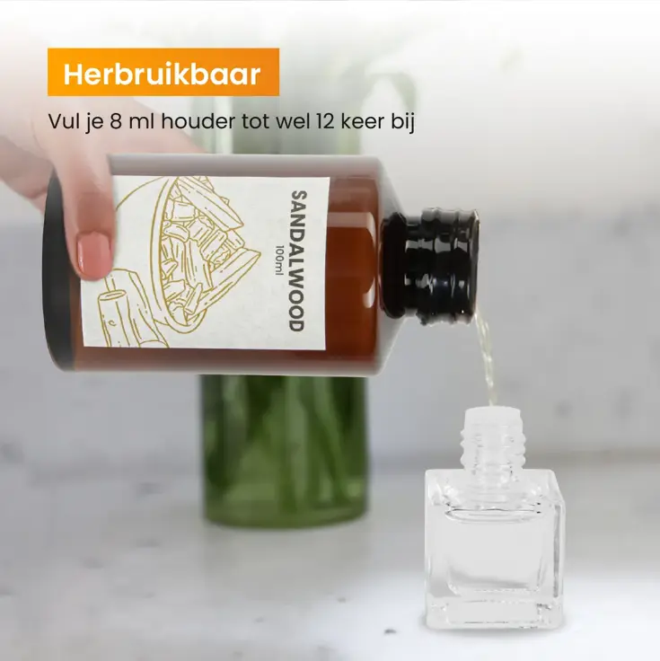 Autoparfum Navulling 'Sandalwood' - 100ml