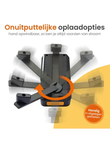 Noodradio - Solar Powerbank 10000mAh - Bluetooth