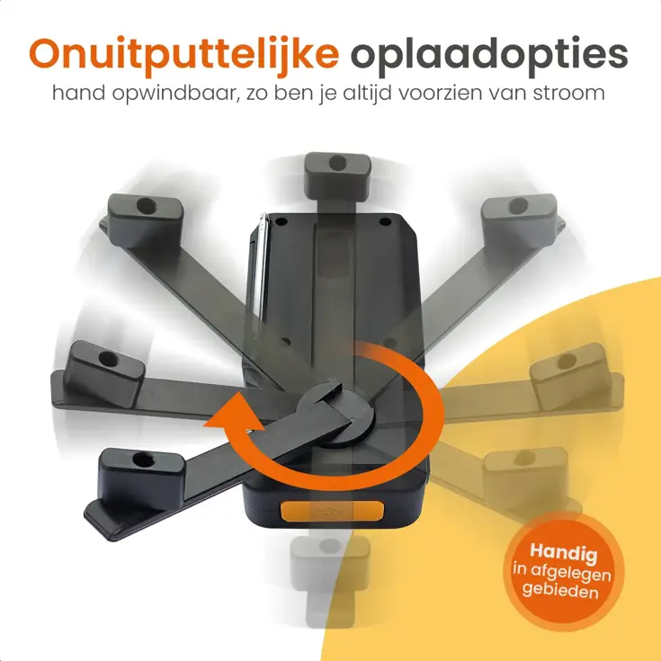 Noodradio - Solar Powerbank 10000mAh - Bluetooth