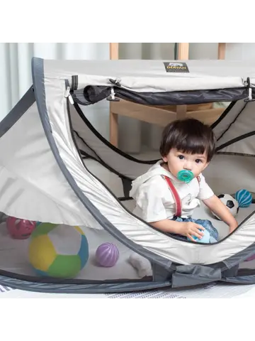 Peuter luxe campingbedje - Zelfopblaasbare matras