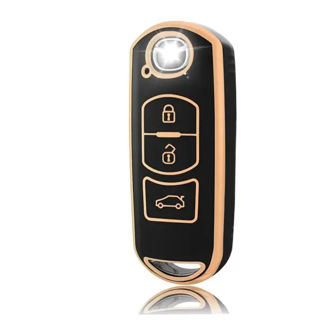 Dutch Shield Sleutelhoesje  Mazda goud A3