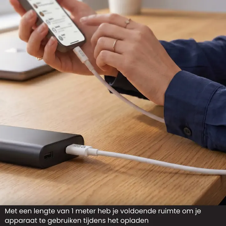 USB-C naar Lightning Kabel - 1 Meter