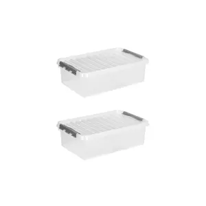 Q-line - Opbergbox - 32L - 2-delig