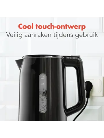 Waterkoker – 1,7L – Zwart