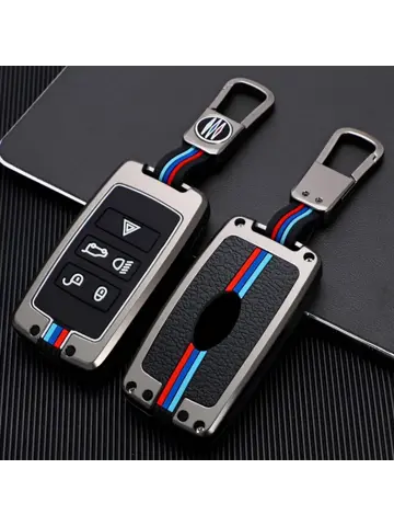 Metalen Sleutelhoesje voor Landrover grijs B5