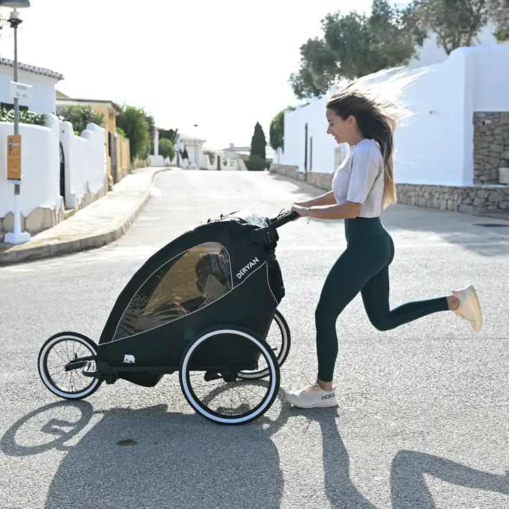 Luxe Fietskar - 3-in-1 model - Hardloopkinderwagen