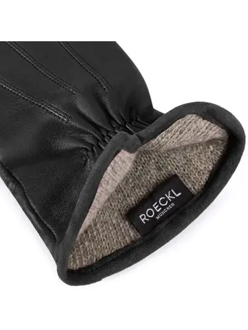 Hamburg - Damens handschoenen - Leer/Wol/Cashmere