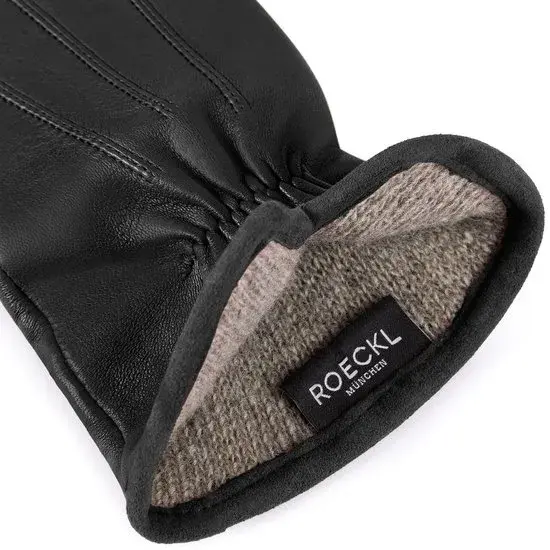 Hamburg - Damens handschoenen - Leer/Wol/Cashmere