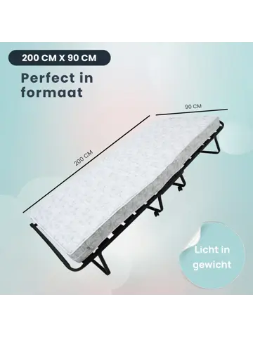 Troonz Opklapbed Morena - 90 x 200 cm - Set