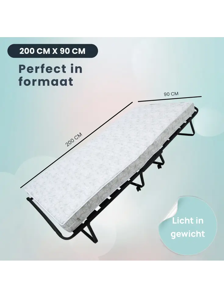 Troonz Campingbed Morena - 90 x 200 cm