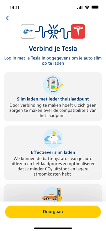 ANWB Slim Laden Tesla koppelen 1