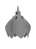 Flores lamp opvouwbaar grey E27