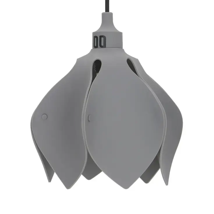 Flores lamp opvouwbaar grey E27