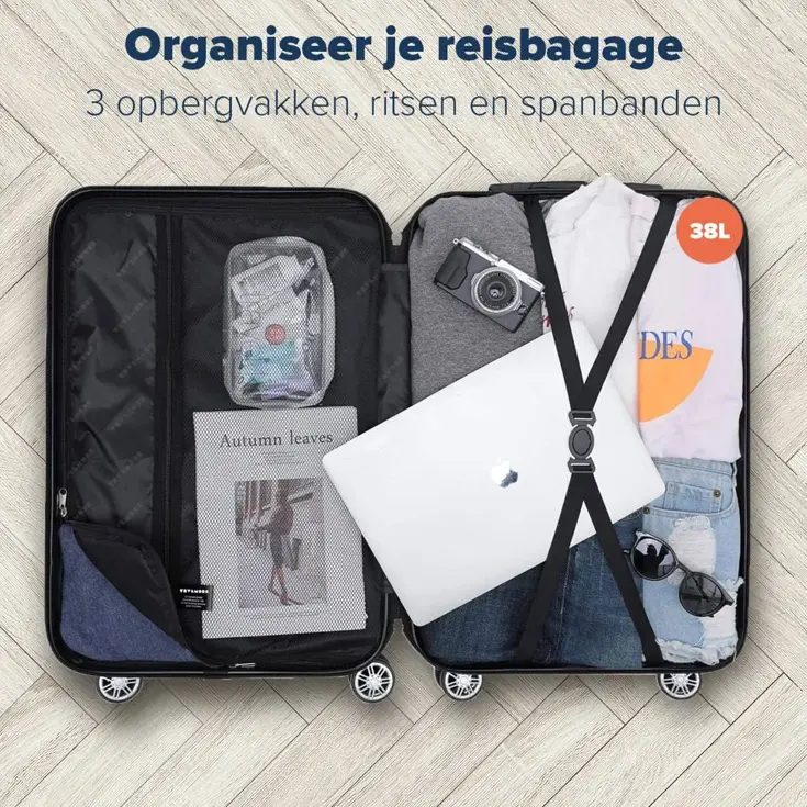 Handbagage Koffer – 38L – Donkerblauw