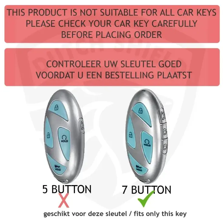 TPU Sleutelhoesje voor Hyundai zwart L7