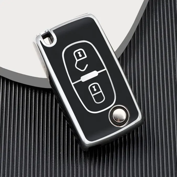 Dutch Shield Sleutelhoesje  Citroën zwart D2