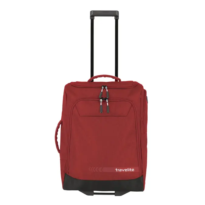 Travelite Kick Off Wheeled Duffle S red Rood