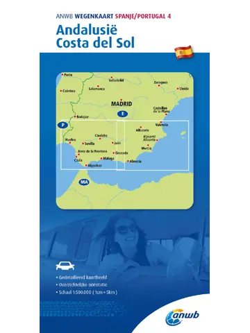 ANWB Wegenkaart Andalusië en Costa del Sol
