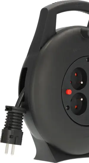 Vario-Line 4-weg kabelhaspel 10m met veiligheid