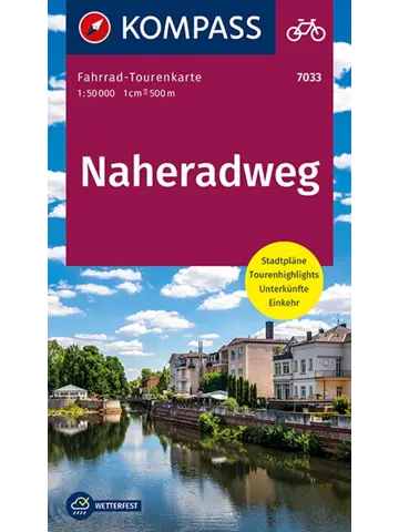 Fietskaart FTK 7033 Naheradweg