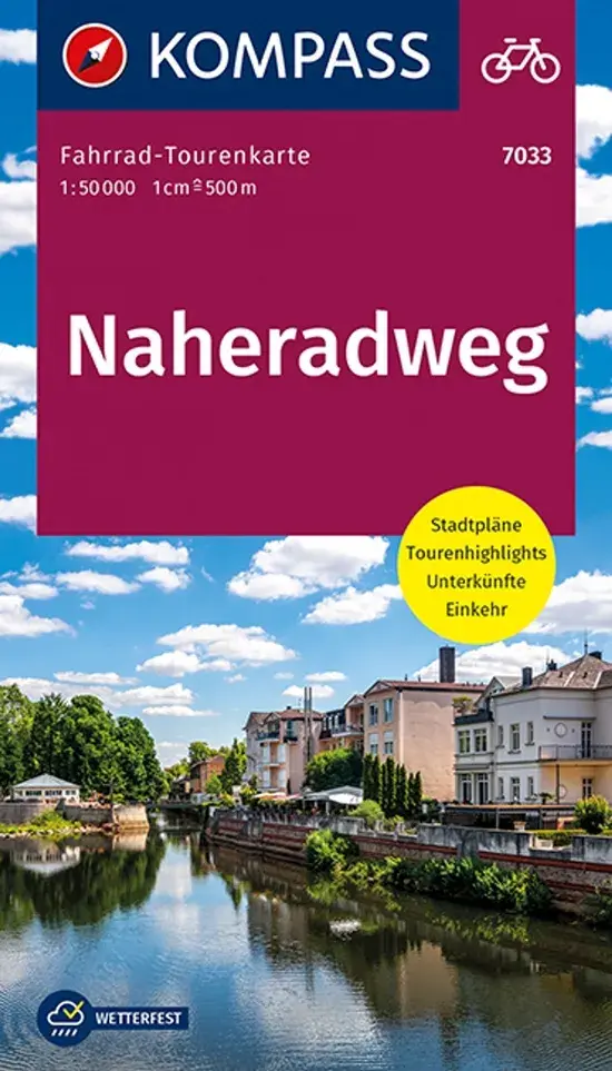 Fietskaart FTK 7033 Naheradweg