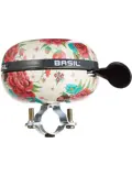 Basil Fietsbel Bloom 80 Mm - Wit Met Bloemen