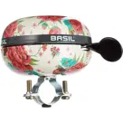 Basil Fietsbel Bloom 80 Mm - Wit Met Bloemen