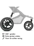 Luxe Bolt hardloop kinderwagen - Jogging buggy