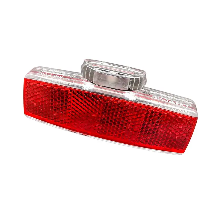 Compact LED Achterlicht met Reflector en Drukknop