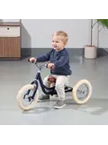 2-in-1 Loopfiets Driewieler met Duwstang