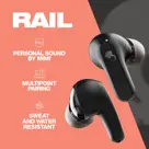 Skullcandy Rail – Bluetooth In-Ear Oortjes