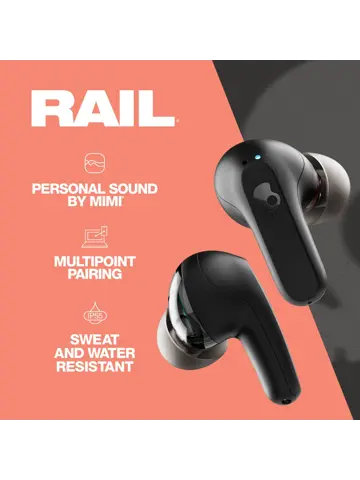 Skullcandy Rail – Bluetooth In-Ear Oortjes