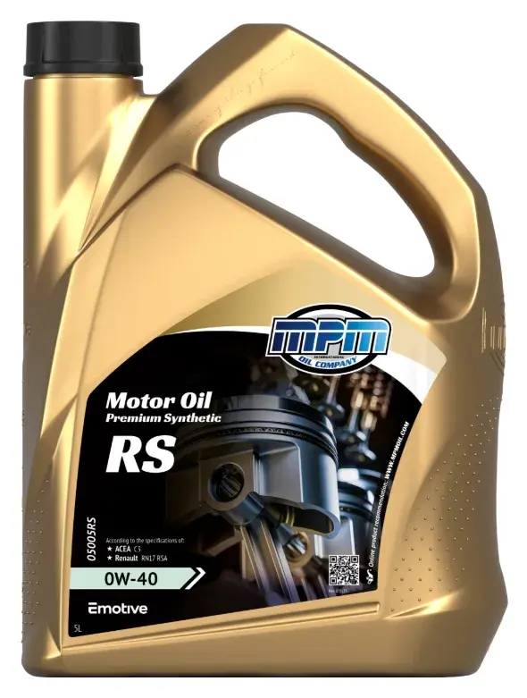 motorolie 0w40 premium synthetic renault