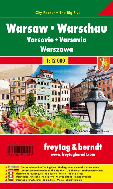 City Pocket Map Warschau