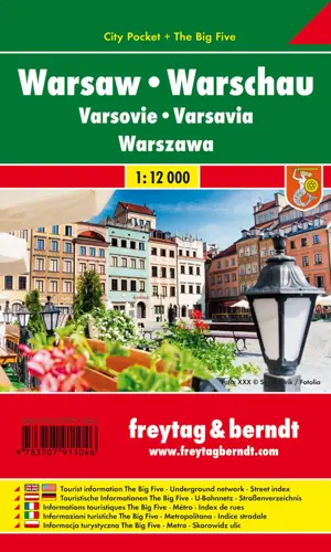 City Pocket Map Warschau