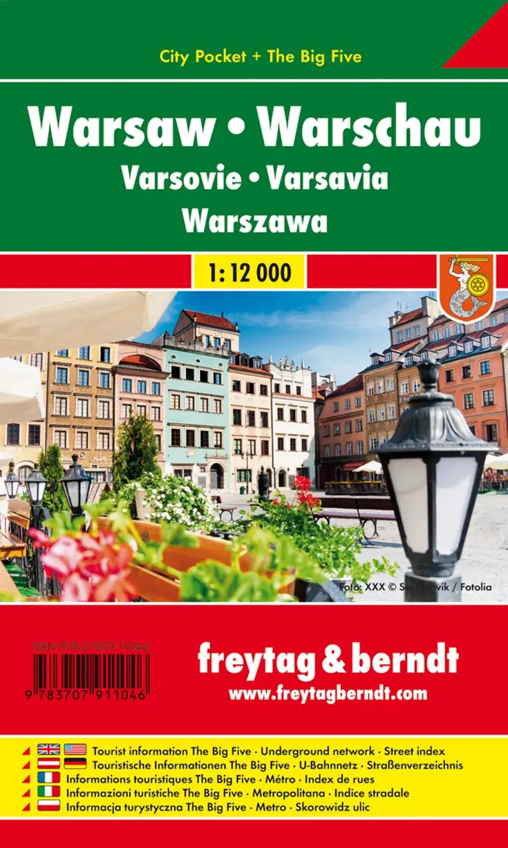 City Pocket Map Warschau
