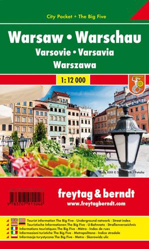 City Pocket Map Warschau