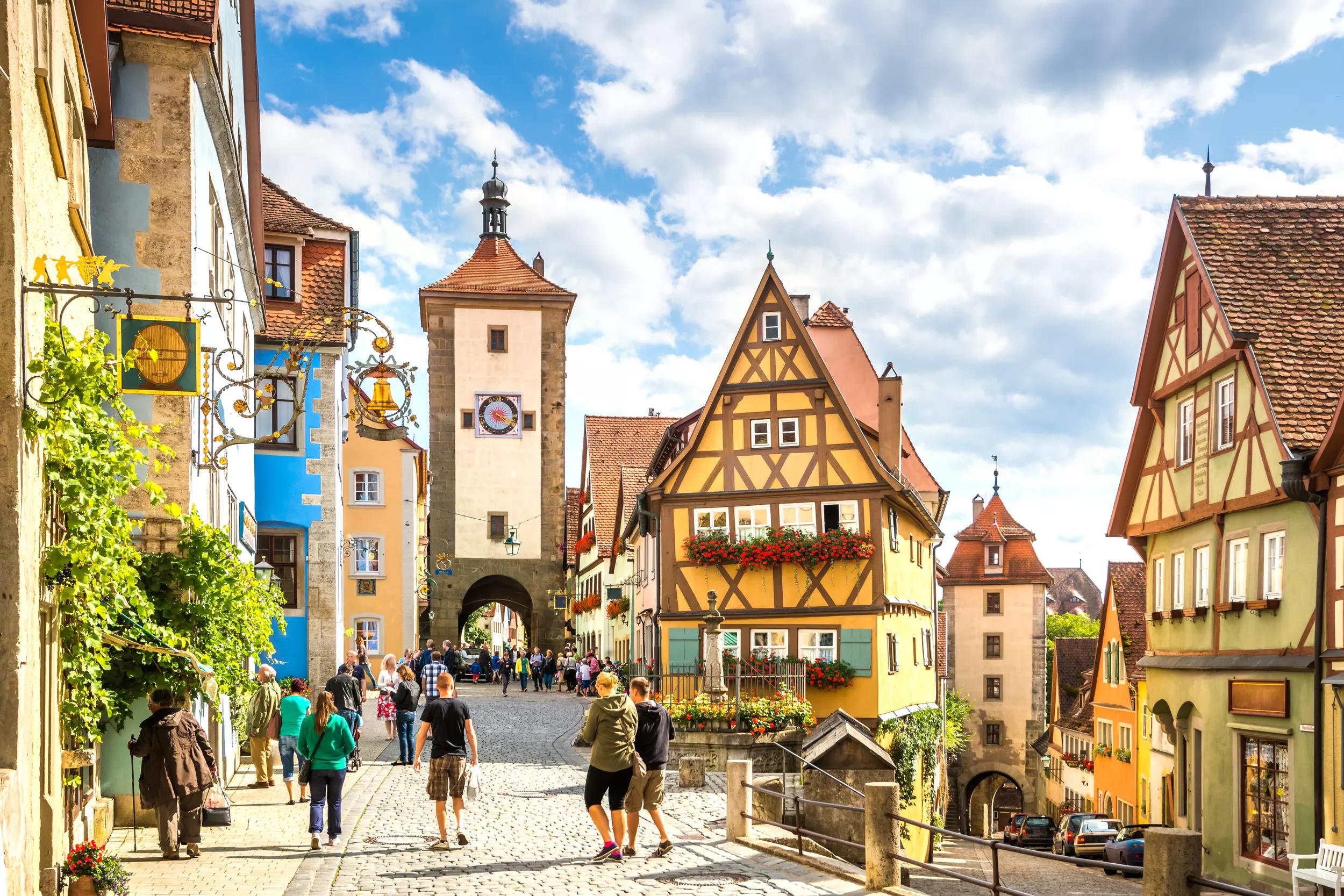 Photo Taken In Rothenburg Ob Der Tauber, Germany