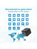 Travel Y20 - Wereldstekker - 200+ landen 4 USB