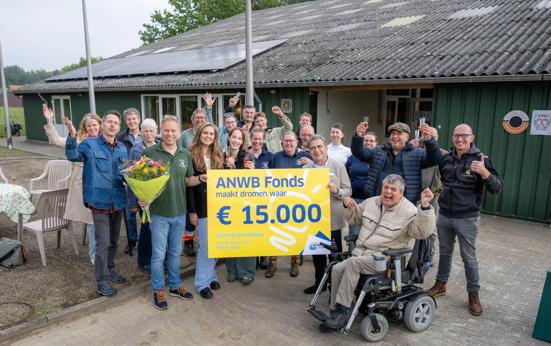 In Overijssel wint Stichting De Kapberg €15000 van het ANWB Fonds