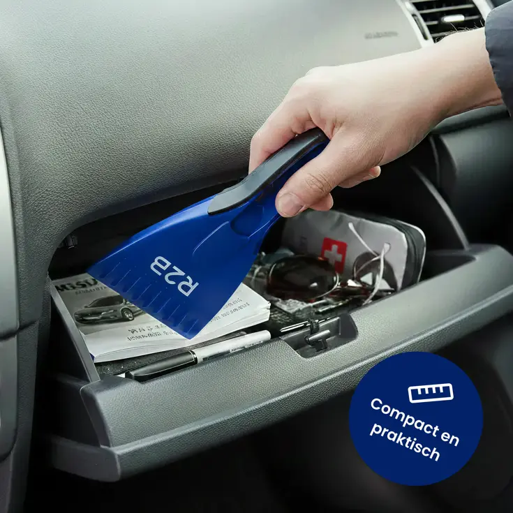 IJskrabber Auto met IJsbreker - Blauw