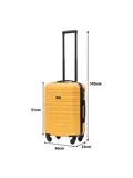 Reiskoffer S ABS 39L met TSA-slot en 360° wielen