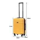 BlockTravel handbagage - S - TSA-slot - 39L