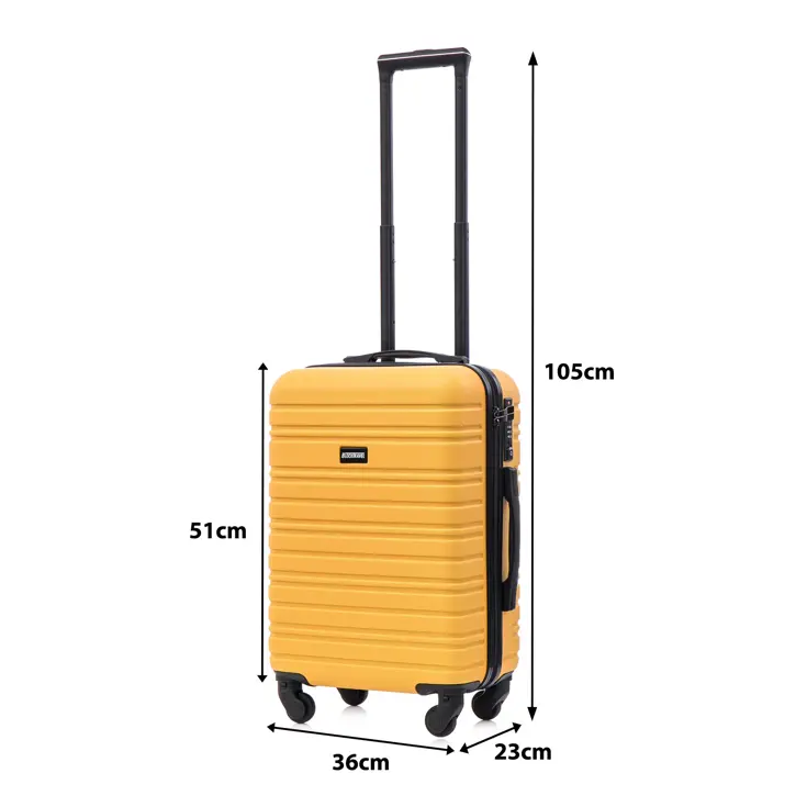 Reiskoffer S ABS 39L met TSA-slot en 360° wielen